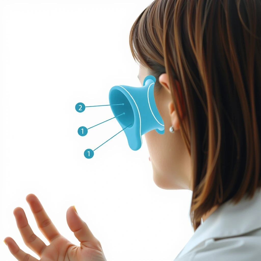 Schéma anatomique de l'oreille interne